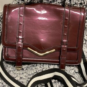 ASOS Shiny Maroon Purse